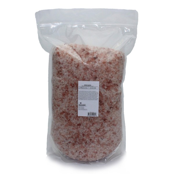 Indusclassic Kosher Pure Natural Unprocessed Himalayan Edible Pink Cooking Coarse Grain Salt (20 lbs Coarse Grain 3~6mm)