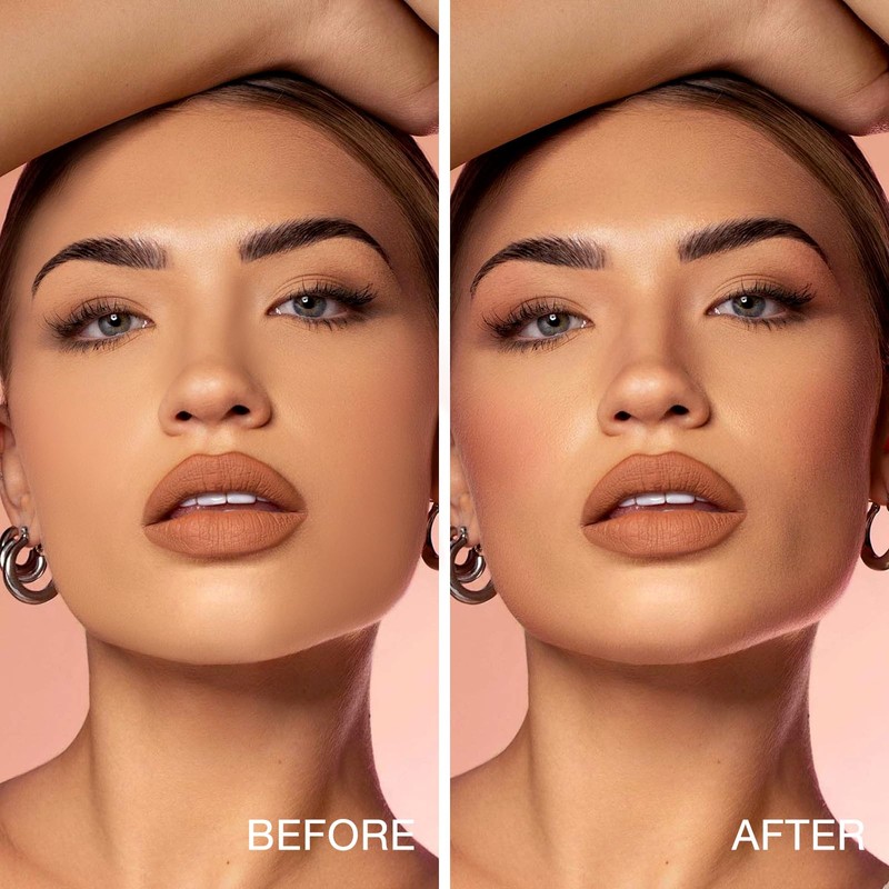 Boobeen Soft Matte Bronzer, Contour Palette for Face, Bronzing Blush