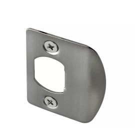 Defiant 2PK Defiant Satin Nickel Security Door Latch Strike with Screws 1000054062 70262