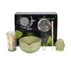 YTDTKJ 5Pcs Ceramic Matcha Set, Matcha Whisk Set, Includes Matcha