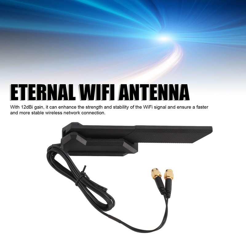 WiFi 6E Tri-Band Antenna 2.4G 5.8G 6G Gaming WiFi Antenna