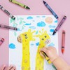 WOSWEL Super Washable Jumbo Crayons Bulk, 4 Pack Crayons with