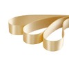 Joycrosso Chamois Double Faced Glitter Ribbon, Luxury Gold Purl Ribbon,