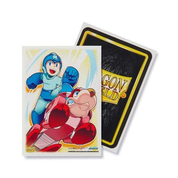 Dragon Shield Classic Art Megaman and Rush Standard Size 100 ct Card Sleeves Individual Pack