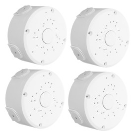 KONTONTY 4pcs Outdoor Electrical Box Outdoor Cable Cover Secure Weatherproof Camera Mount Bracket