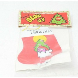 Unbranded Send a Blow Up Inflatable X'Mas Greetings Santa Stocking