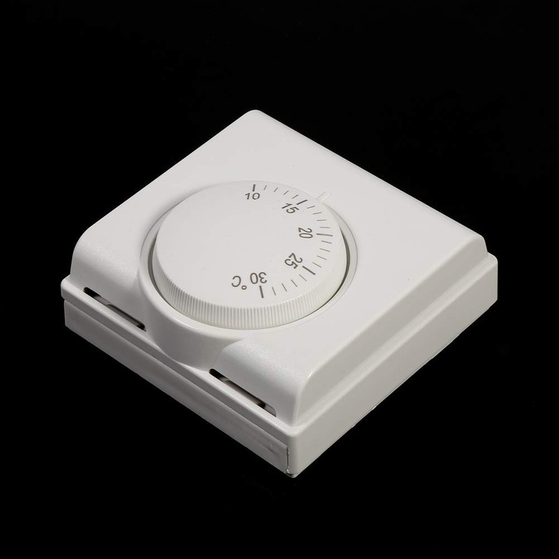 Adjustable Thermostat, Manual Line Volt Thermostat Room Mechanical Temperature Controller