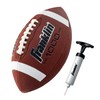 Franklin Sports Grip-Rite Junior Football — Fun Youth-Size Synthetic Leather