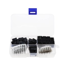 VGOL 270Pcs Servo Plug Male Female Connector Crimp Pin Compatible with Futaba Compatible with JR Connectors Servo Cable Wire Connector
