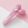 Diff 2 in 1 V-Line Facial Massager Hypoallergenic Vibrating Cleanser, 1 Piece / 디프 2 in 1 V라인 얼굴 마사지기 저자극 진동클렌저, 1개