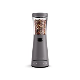 Electric Pepper Grinder, Stainless Steel Rechargeable Salt or Pepper Grinder with 4.5 oz Large Capacity, 1.8" Wide Mouth, Adjustable Coarseness, Ideal for Kitchen