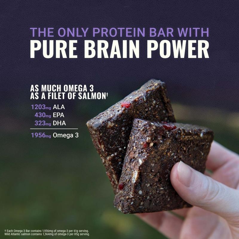 Brain Omega 3 Bar - Fig & Dark Chocolate -