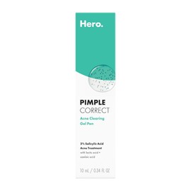 Hero Cosmetic Acne Correction Removal Gel Pen - Maximum Strength 2% Salicylic Acid Skin-Tested Formula for Current and Future Acne (1 Count) / 히어로 코스메틱 여드름 교정 제거 젤 펜 - 최대 강도 2% 살리실산 현재 및 미래의 여드름에 대한 피부 테스트 포뮬러 (1 카운트)