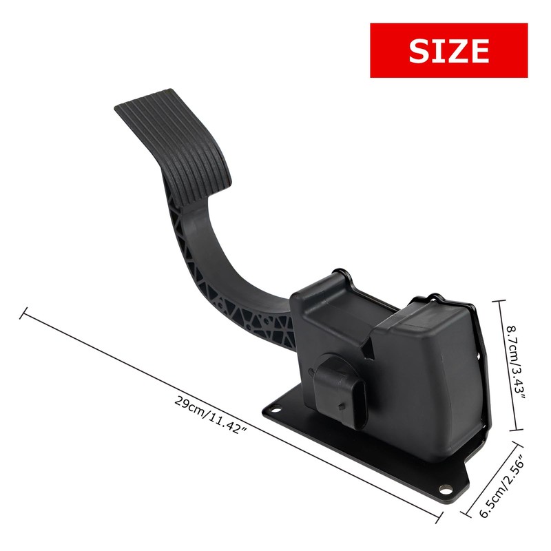ZIBOPAR Electronic Throttle Foot Gas Pedal Compatible with 2014-2020 Polaris