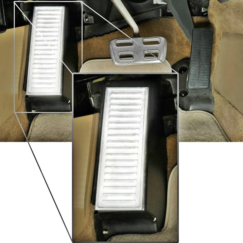 C5 C6 Corvette Aircraft Quality Aluminum Dead Pedal Fits: All