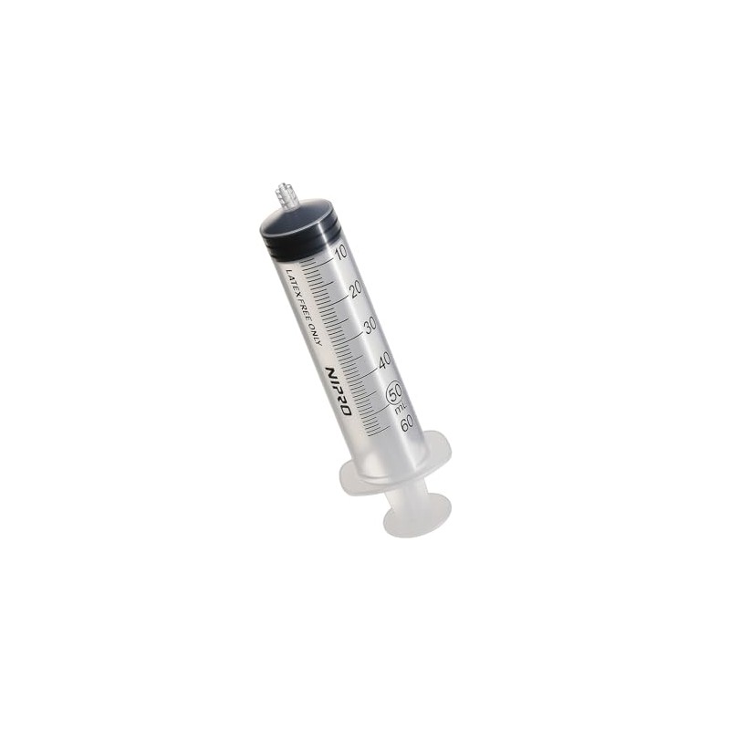 Jeringas Desechables NIPRO de Plástico 50 mL sin Aguja Luer