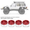 4pcs 1.9" 10 Hole Fashion Alloy Beadlock Wheel Hubs for