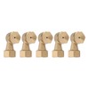 5PCS G1/2in Female Thread Brass Deck Jet Nozzles Durable Waterscape