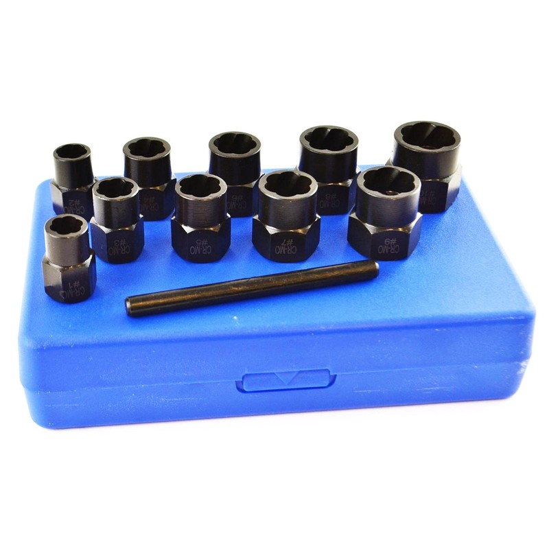 Dapetz ® 11 Pieces Grip & Twist Sockets Locking Wheel