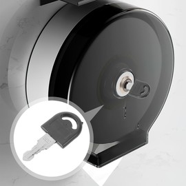 MUCKLILY 3pcs Commercial Stainless Steel Paper Dispenser Key Ergonomic Toilet Paper Towel Dispenser Key Replacement for Maintenance Staff Sleek Finish for Restrooms