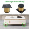Roellgs Furniture legs, round metal sofa legs, cabinet legs with