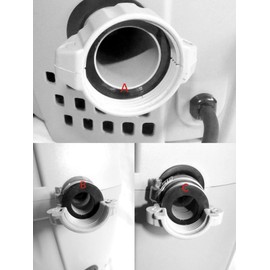 Lay Z Spa Compatible Seal Set A + B/C Coupling Seals fits all Airjet models - Heavy Duty Replacement Hot Tub Accessories for Leak Repair