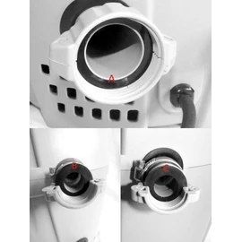 Lay Z Spa Compatible Seal Set A + B/C Coupling Seals fits all Airjet models - Heavy Duty Replacement Hot Tub Accessories for Leak Repair