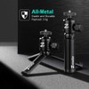 Zeadio Metal Mini Tripod with Ball Head Mount, with 1/4