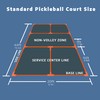 A11N SPORTS Pickleball Court Line Set, Neon Orange