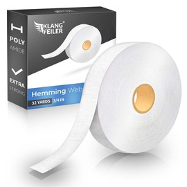 Klangfeiler® Hemming Tape - 0.75 INCH x 32 Yards - Extra Strong - Iron-On Hem Tape Adhesive