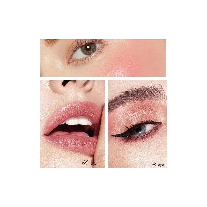 Rubor Barra Lotlash Rosa Pack 3 Tonos Para Labios Y