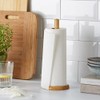 JJA 716004 Bamboo/Wood Paper Towel Holder