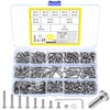 M4 Screws Set, 495 Pcs Nuts and Bolts Set, Hex