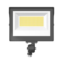 RAB Lighting X17XFU60 LED Flood Light, Fully Adjustable Wattage and Color Temperature, Integrated Dusk to Dawn Photocell, 120-277 Volt, DLC Listed