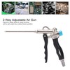 2-Way Air Blow Gun, 1/4" NPT 150 PSI Adjustable Air