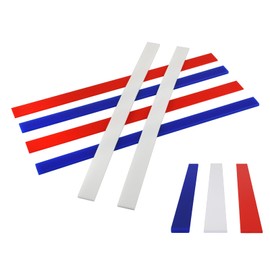 Rolling Pin Guides for Dough Thickness 6 Pieces Silicone Leveler Sticks Measuring Strips for Pastry, Cookie, etc. Baking Accessories