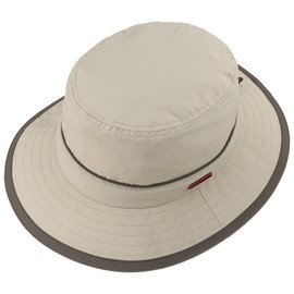 Stetson Kettering Outdoor Hat Women/Men | Floppy Fishing Weatherproof with Piping Summer-Winter | S (54-55 cm) Beige