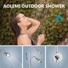 Aolemi Outdoor Shower Kit Fixtures System Faucet Single Handle with