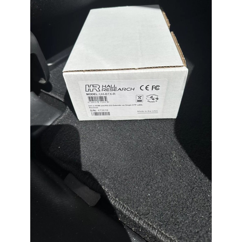 Hall research UH-BTX-R Receiver 4K UHD HDMI on Single UTP