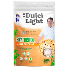 DULCI LIGHT DULCE Y FAVORABLE Erythritol Sweetener, 500 g, Sweetener without Calories for Drinks and Food, Natural Sugar Substitute, Popular with Keto Diet
