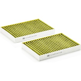 Original MANN-FILTER Interior Filter FP 2722-2 – FreciousPlus biofunctional pollen filter (set of 2) – For passenger cars