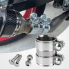 QBselecar 2 Inch (51mm) Universal Muffler Band Clamp, Stainless Steel