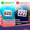 VERY IMPORTANT RUNNER - Magnetic Race Number Holders - Pack