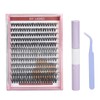 DIY Lash Extension Kit 240pcs Individual Eyelash 10‑16mm Clusters Eyelash