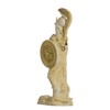Athena With Owl Medusa Shield Greek Goddess Alabaster Statue Gold