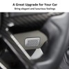 YIWANG Stainless Car Microphone Decoration Frame Cover Trim for Land
