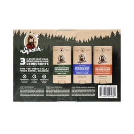 Dr. Squatch Men's Natural Deordorant Variety Pack, 2.65 oz (3 pack)