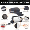 Passenger Side Mirror Compatible with Ford Fusion 2013-2016, Power, Heated,