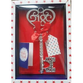 Tulip Studios 18th Key To The Door Keepsake Key Male Red