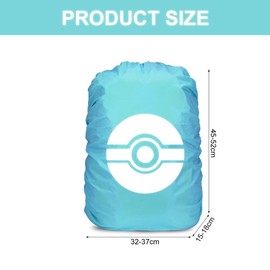 Meleager Rain Cover School Bag, Rain Cover Backpack, School Backpack Rain Cover Reflective, School Bag Rain Cover, Rain Cover for Boys Girls School Beginners